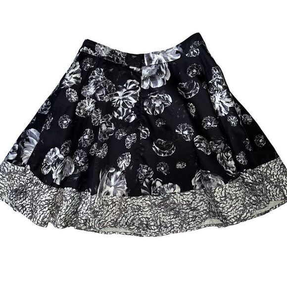 Prabal Gurung full black & white skirt 4 - Picture 6 of 9